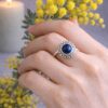 BAGUE FINE PIERRE NATURELLE LAPIS LAZULI