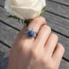 BAGUE SOLEIL PIERRE NATURELLE SODALITE