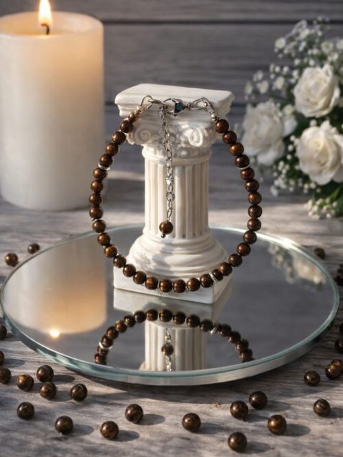 BRACELET PIERRES NATURELLES BRONZITE