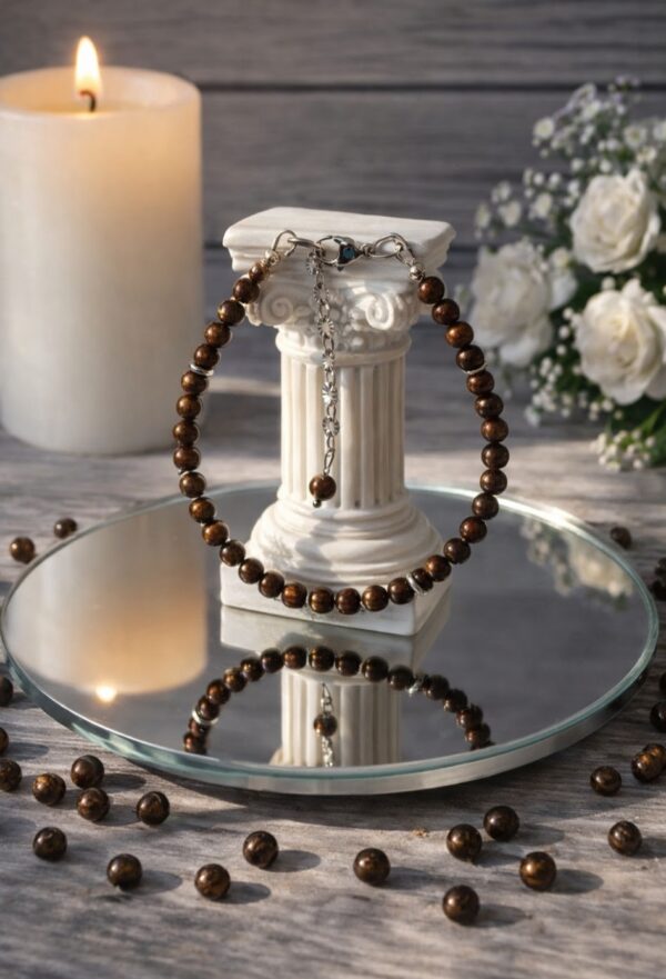 BRACELET PIERRES NATURELLES BRONZITE