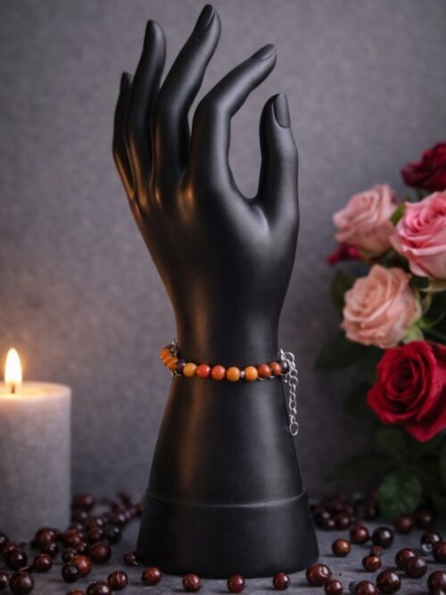 BRACELET PIERRES NATURELLES JASPE MOKAÏTE