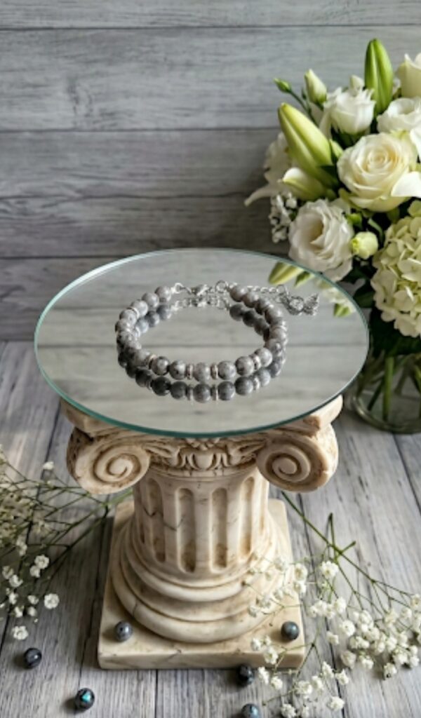 BRACELET PIERRES NATURELLES LARVIKITE