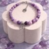 BRACELET PIERRES NATURELLES LEPIDOLITE ET ARBRE DE VIE