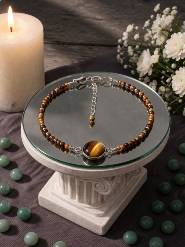 BRACELET PIERRES NATURELLES OEIL DE TIGRE