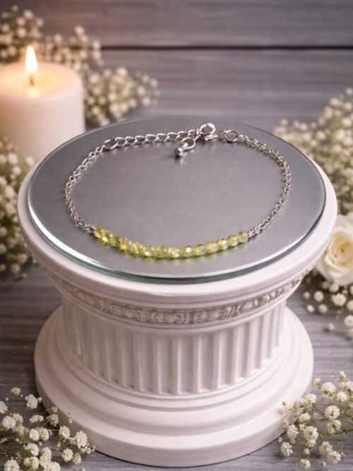 BRACELET PIERRES NATURELLES PERIDOT