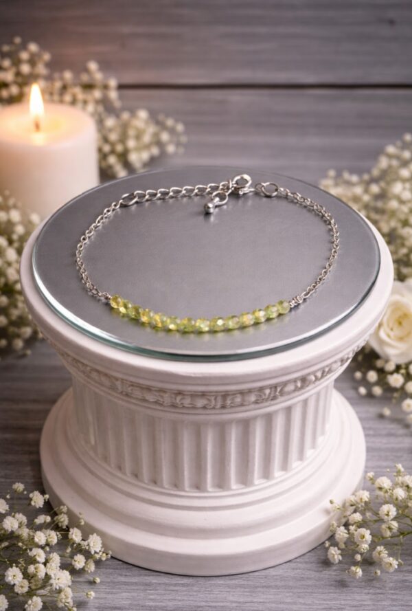 BRACELET PIERRES NATURELLES PERIDOT