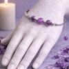 BRACELET PIERRES NATURELLES AMETHYSTE