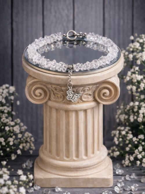 BRACELET PIERRES NATURELLES CRISTAL DE ROCHE