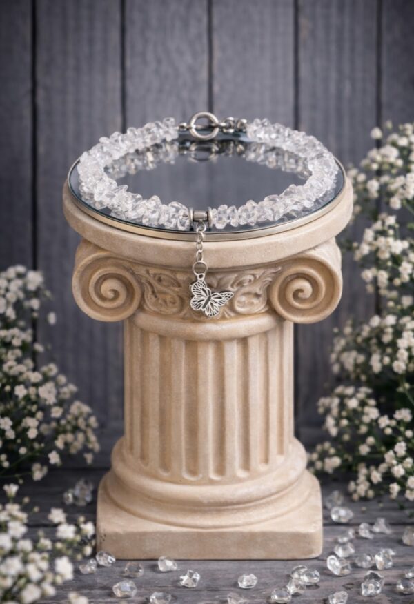 BRACELET PIERRES NATURELLES CRISTAL DE ROCHE